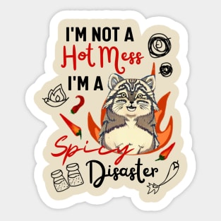 Funny Pallas Cat Owner Joke Sticker